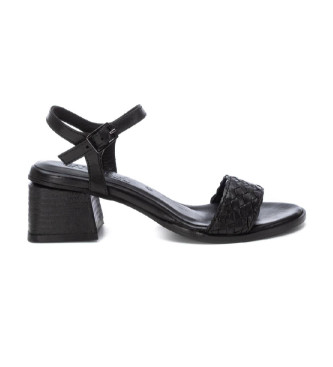 Carmela Usnjeni sandali 162380 black