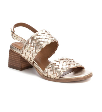 Carmela Leather sandals 162381 golden