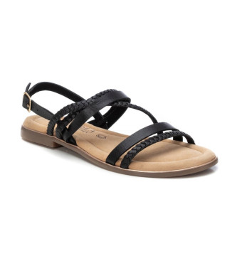 Carmela Sandalias de piel 162385 negro