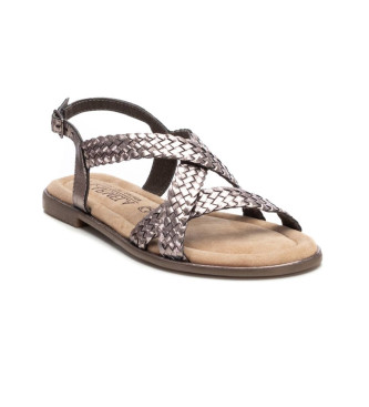 Carmela Sandali in pelle 162387 argento