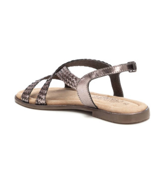 Carmela Sandali in pelle 162387 argento