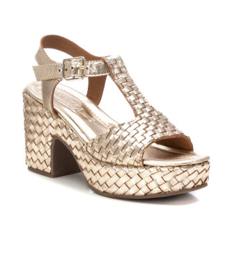 Carmela Gouden leren sandalen 162405