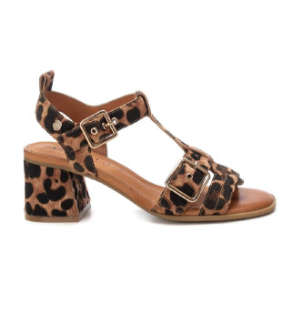 Carmela Sandales en cuir 162421 marron