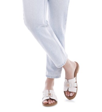 Carmela Sandali in pelle 163059 bianchi