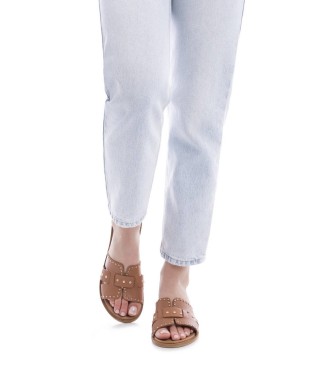 Carmela Sandali in pelle marrone 163060