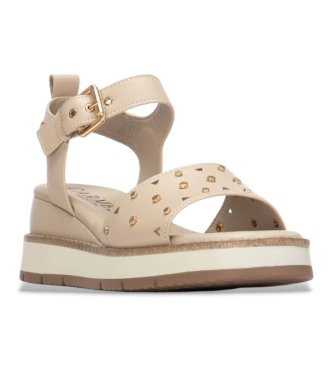 Carmela Sand�lias de couro 163248 castanho