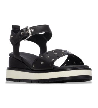 Carmela Sand�lias em pele 163248 preto