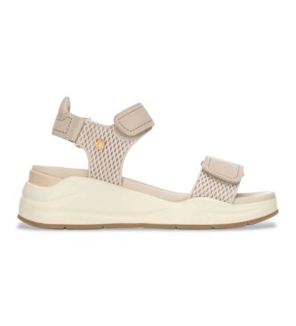 Carmela Sand�lias em pele 163285 bege