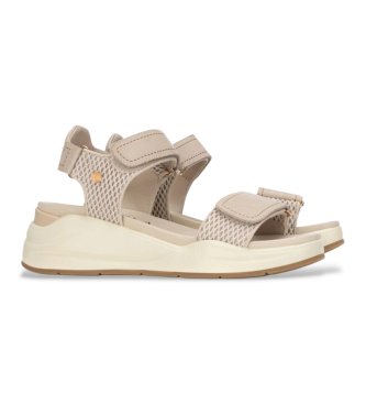 Carmela Sand�lias em pele 163285 bege