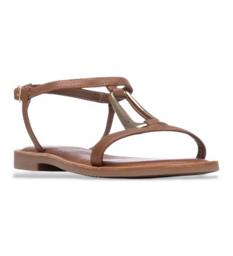 Carmela Sand�lias de couro 163295 castanho