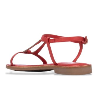 Carmela Leder-Sandalen 163295 rot