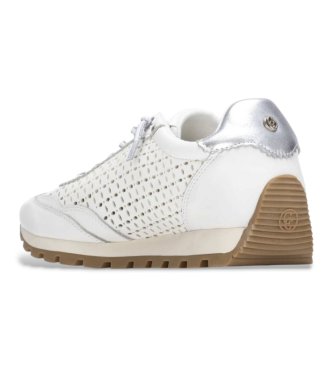 Carmela T�nis de couro 163113 branco