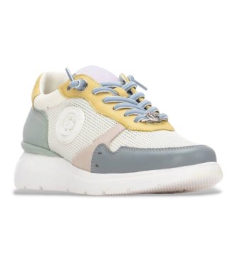 Carmela Leren sneakers 163126 groen