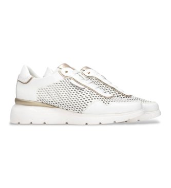 Carmela Leren sneakers 163211 wit