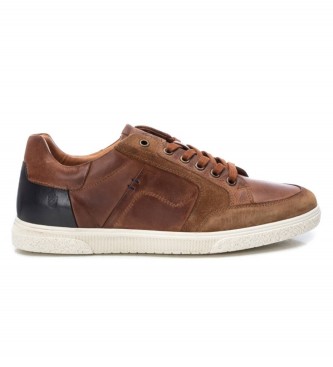 Carmela Leather trainers 160874 camel, brown