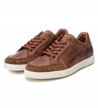 Carmela Leather trainers 160874 camel, brown