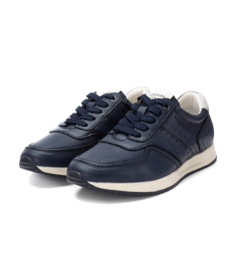 Carmela Leder Turnschuhe 162147 navy