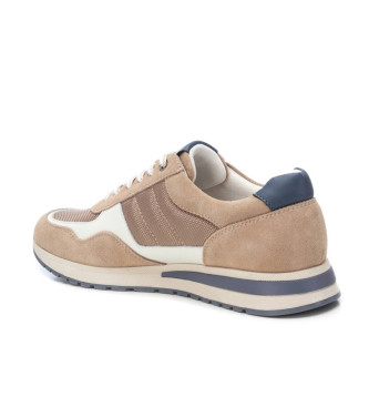 Carmela Leather trainers 162149 taupe