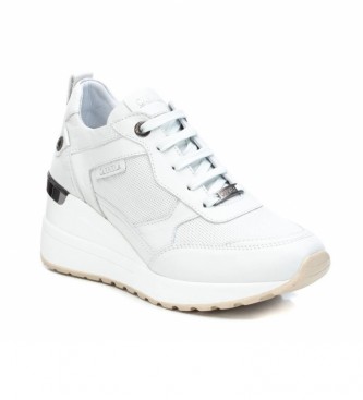 Carmela White leather sneakers 068231 -Height: 6 cm
