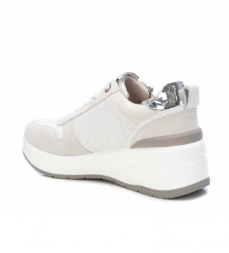 Carmela Grey leather sneakers 068276 -Height: 6 cm