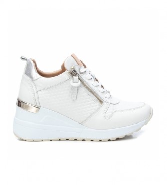 Carmela Leather sneakers 068458 white -Height: 6 cm