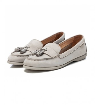 Carmela Leather loafers 068624 gray