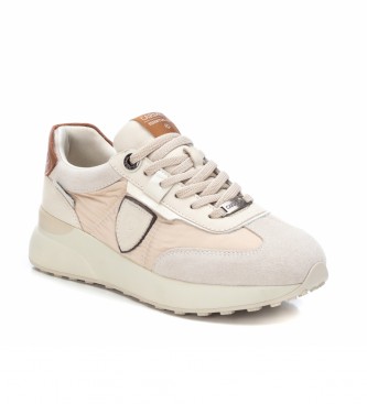 Carmela Zapatillas de piel 160005 blanco