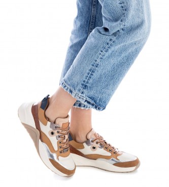 Carmela Sneakers in pelle 160259 marrone, multicolor