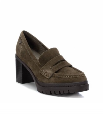 Carmela Leren schoenen 160371 groen -Hoogte hak: 8cm