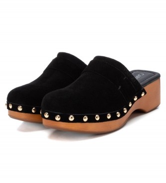 Carmela Leather Clogs 160452 black -Heel height 5cm