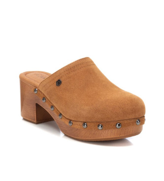 Carmela Sabots en cuir 160461 marron