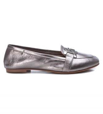 Carmela Leather ballerina shoes 160499 Silver