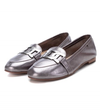 Carmela Leather ballerina shoes 160499 Silver