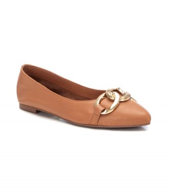 Carmela Leather ballerina shoes 160551 Brown
