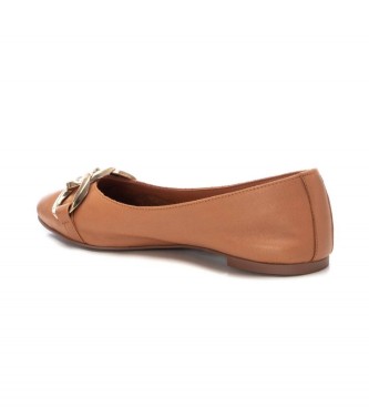 Carmela Leather ballerina shoes 160551 Brown