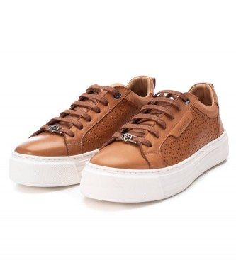 Carmela Leather trainers 160558 Brown