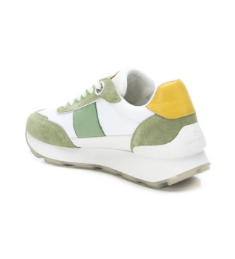 Carmela Sneakers in pelle 160560 verde, bianco