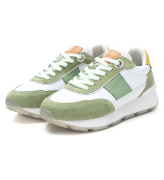 Carmela Sneakers in pelle 160560 verde, bianco