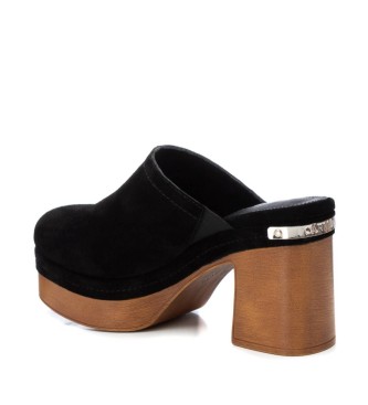 Carmela Sabots en cuir 160570 noir