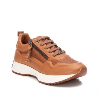 Carmela Leather trainers 160670 Brown