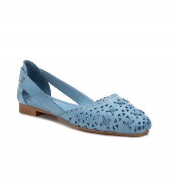 Carmela Leder Ballerinas 160672 blau