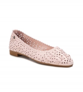 Carmela Ballerines en cuir 160673 nude