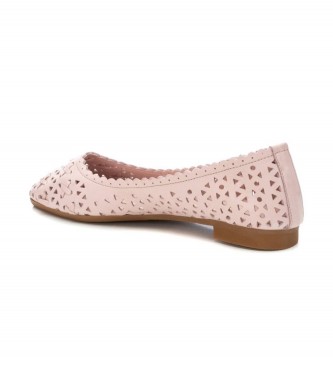 Carmela Ballerines en cuir 160673 nude