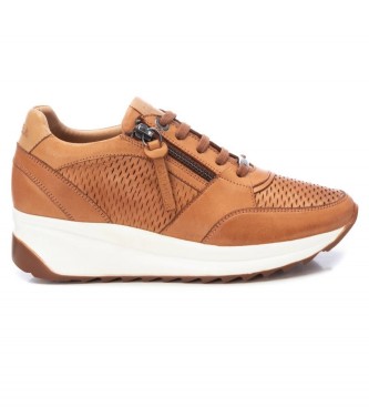 Carmela Leather trainers 160709 Brown