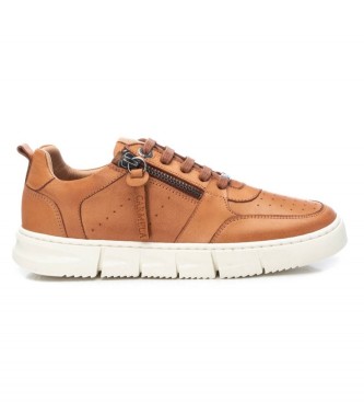 Carmela Leather trainers 160717 Brown
