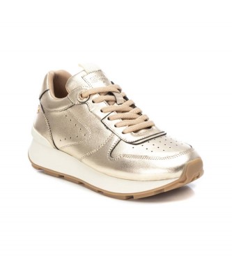 Carmela Lder Sneakers 160753 Guld