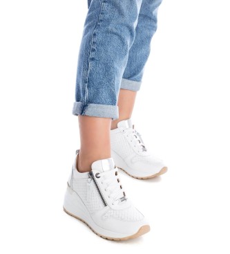 Carmela Skórzane buty treningowe 160756 Biały -Wysokość 7cm