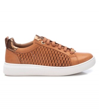Carmela Leather trainers 160797 Brown