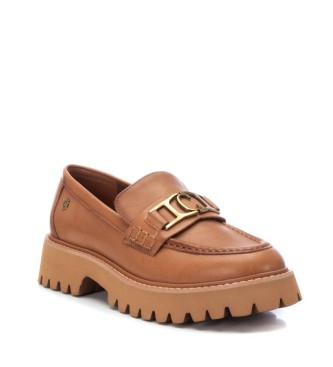 Carmela Leather moccasins 160879 camel