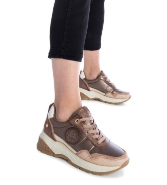 Carmela Zapatillas de Piel 161128 marrón - Tienda Esdemarca calzado, moda y  complementos - zapatos de marca y zapatillas de marca